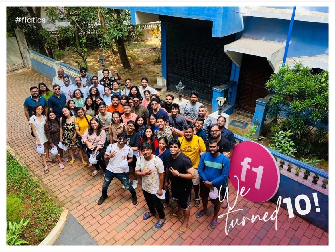 The team offsite — 'We turned 10'